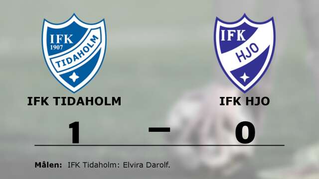 IFK Tidaholm vann mot IFK Hjo