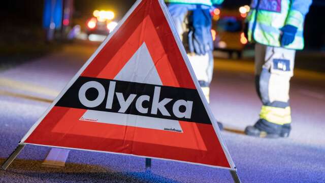 Tre personer är inblandade i en trafikolycka i Degerfors. Genrebild.