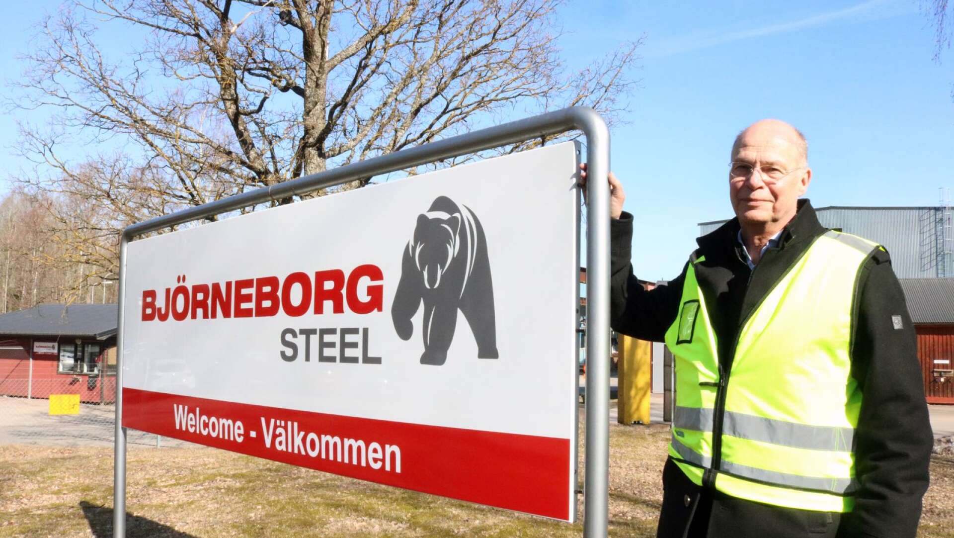 Björneborg Steel AB, här med vd:n Leif Rosén, ser framåt med nya ägare och med fötterna stadigt förankrade i en månghundraårig brukstradition.