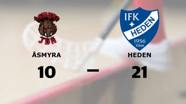 Åsmyra IBK förlorade mot IFK Heden