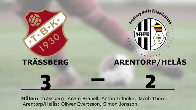 Trässbergs BK vann mot Arentorp/Helås