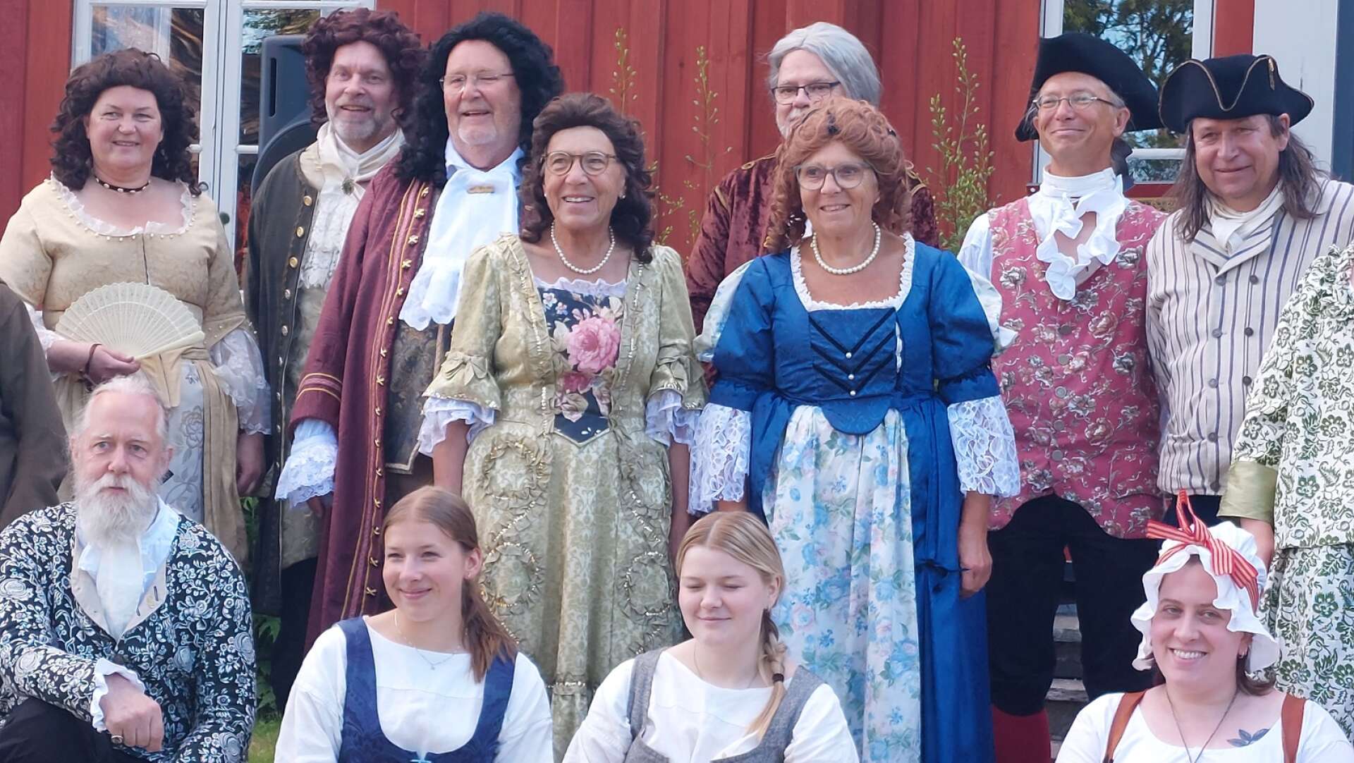 Premiären av Ljuva 1700-tal på von Echstedtska gården blev en succé.