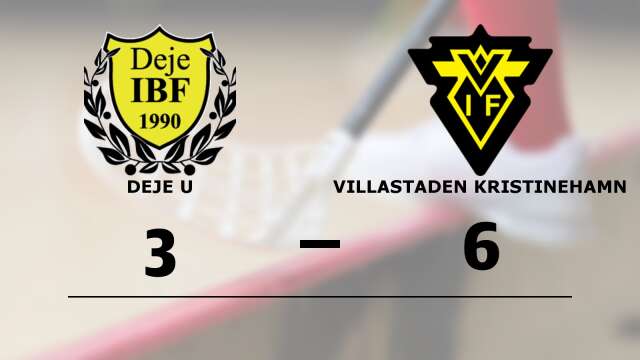 Deje IBF förlorade mot Villastaden Kristinehamns IF IBF