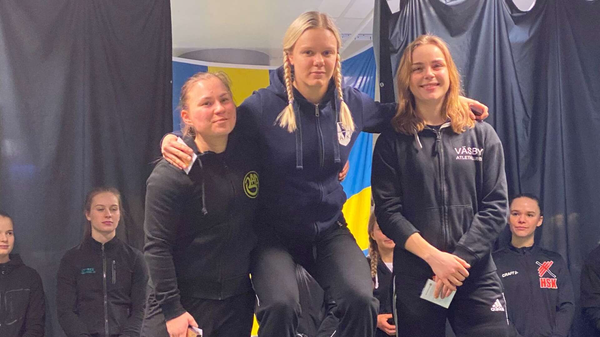 Rebecka Karlsson gjorde sitt sista Junior-SM och satte sitt tredje guld i det samma.