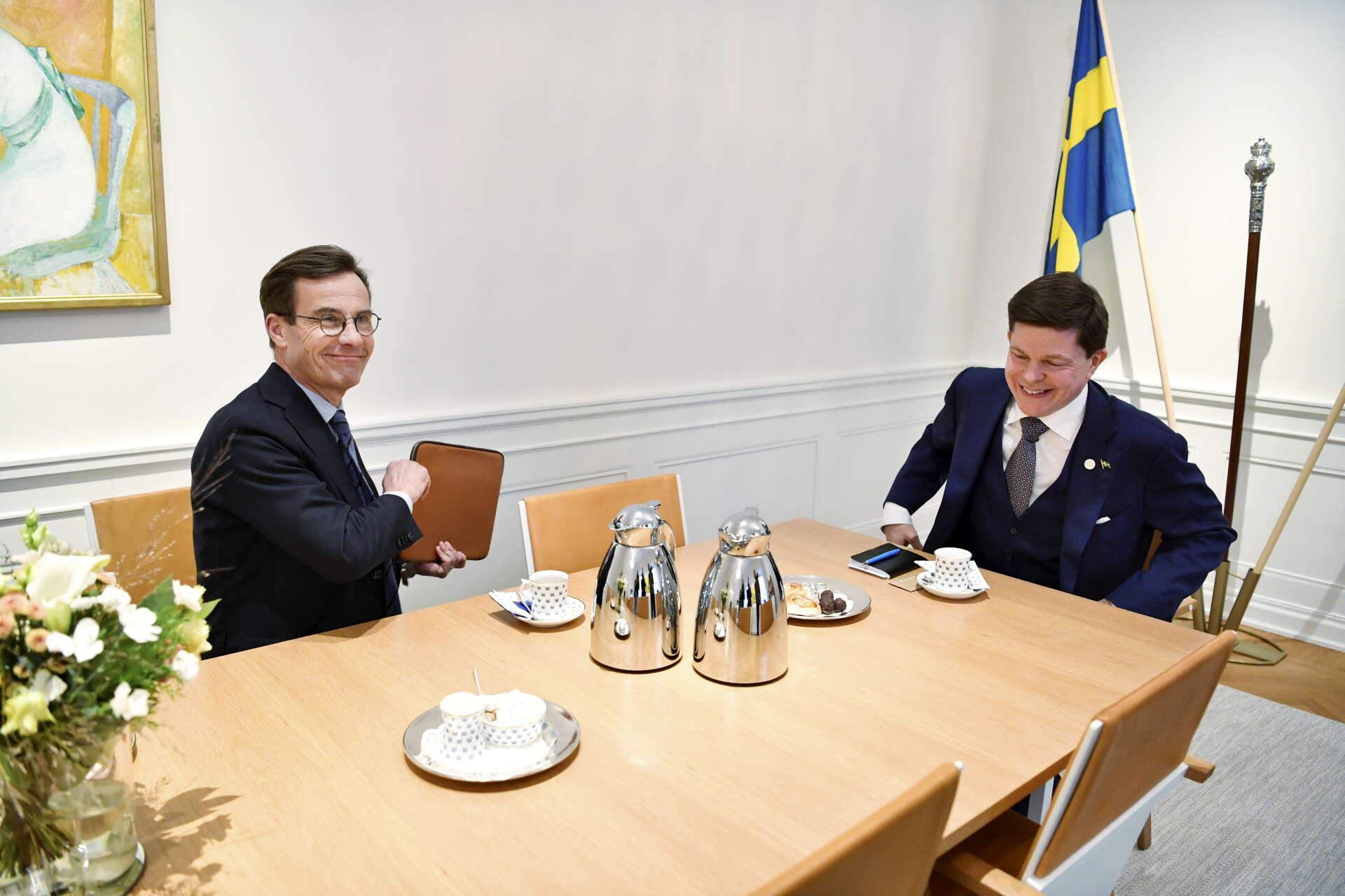 Ulf Kristersson (M) väntas få uppdraget av talmannen att sondera för en ny regering. Arkivbild.