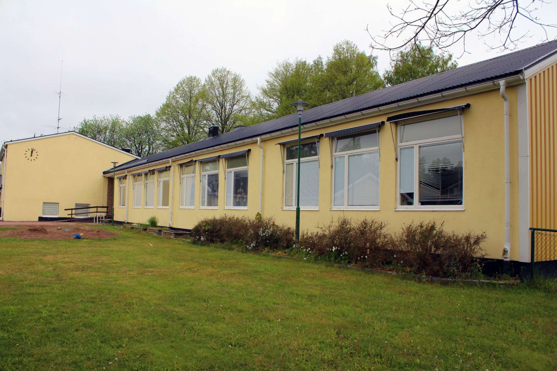 Grunnebacka skola i Rudskoga har också renoveringsbehov. 