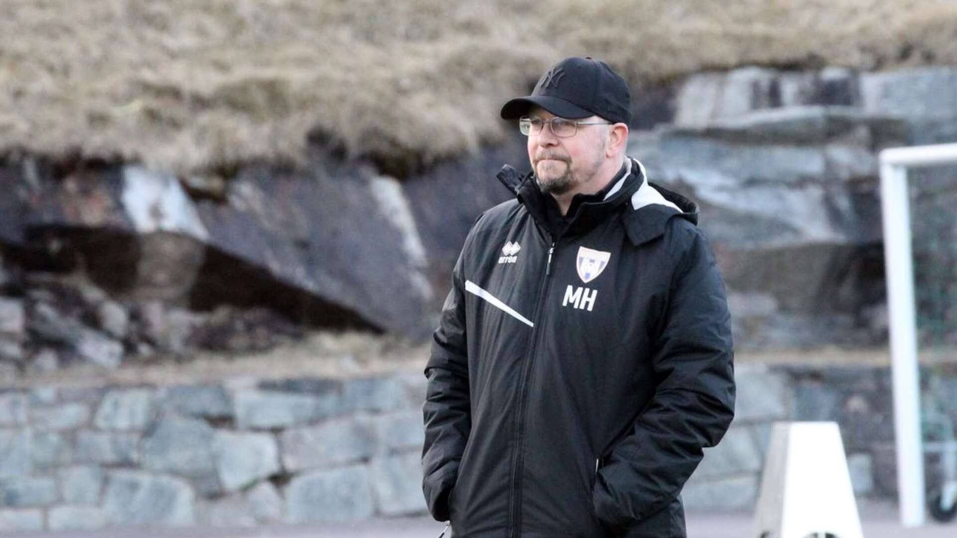 Bengtsforstränaren Markus Hultfeldt var nöjd med en poäng mot serieledarna. 