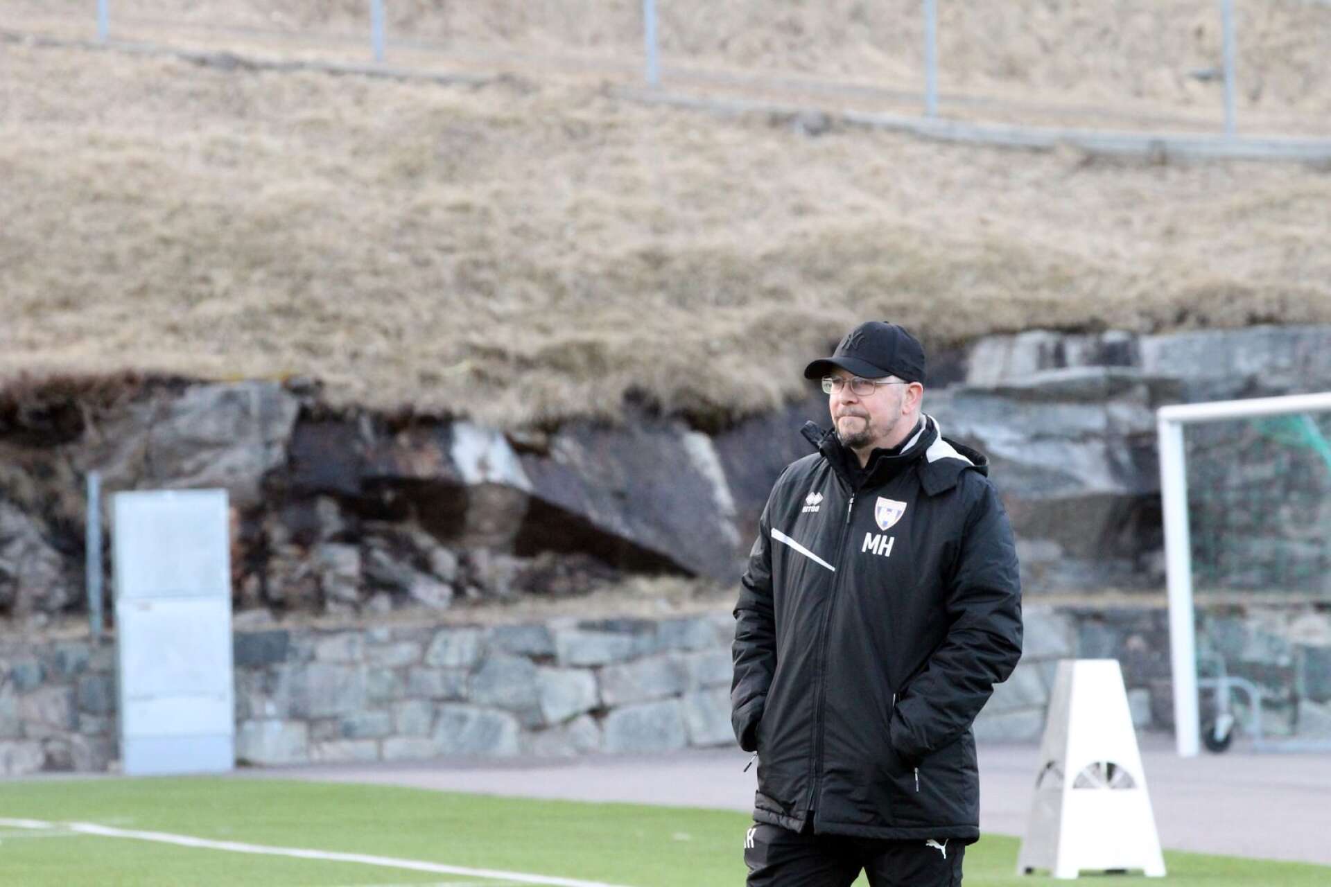 Bengtsforstränaren Markus Hultfeldt var nöjd med en poäng mot serieledarna. 