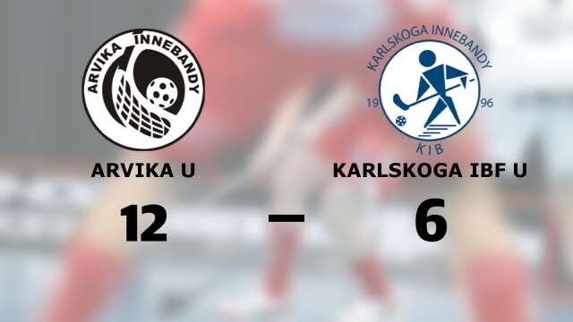 Arvika IBF vann mot Karlskoga IB
