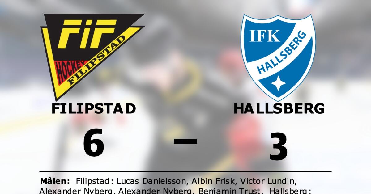 Filipstad vann hemma mot Hallsberg