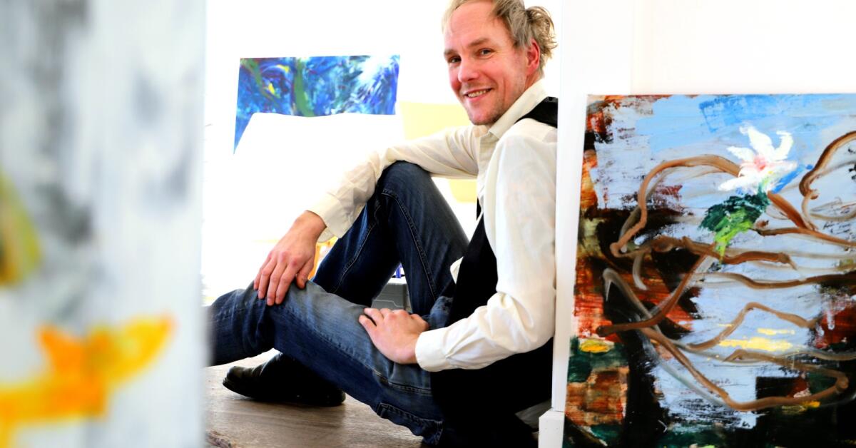 L’artiste sunne Andreas Poppelier anime le salon d’automne du Värmland