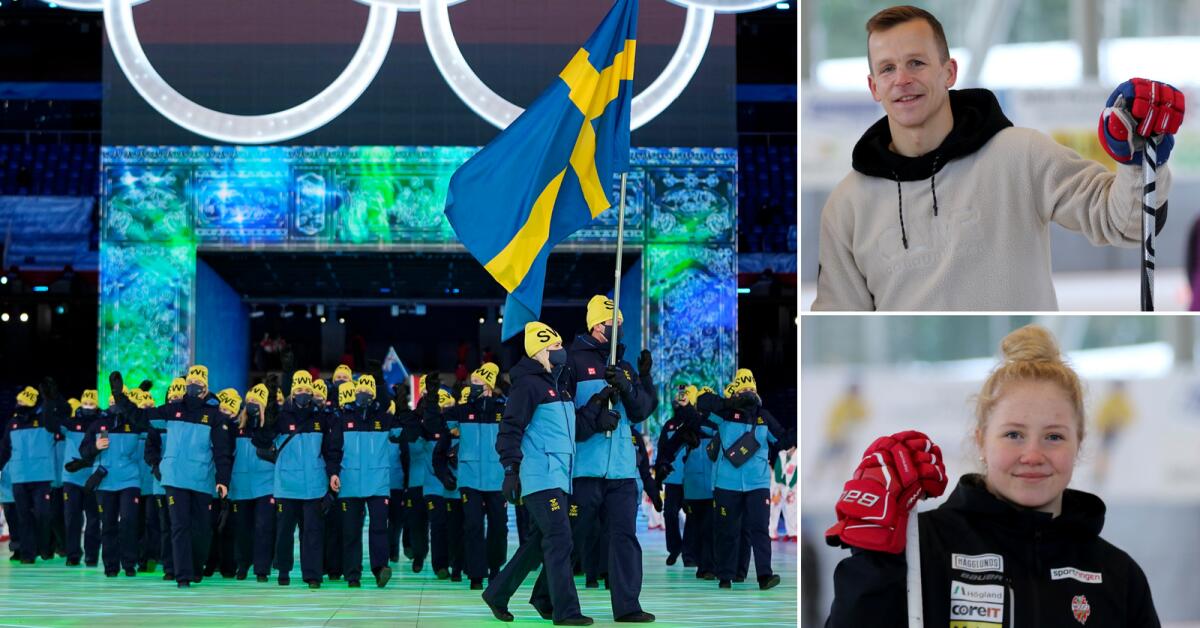 Skövdeduo marscherade in med svenska truppen på OS-invigningen